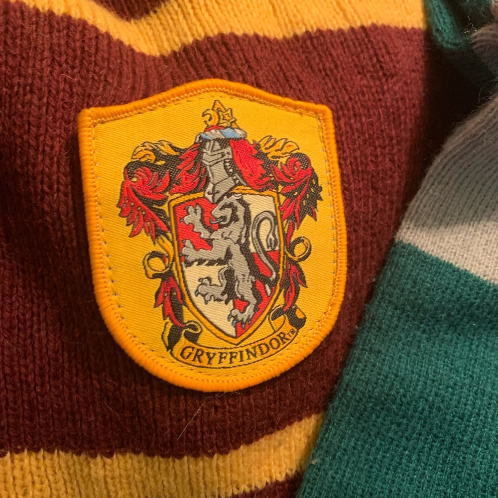 BOTH SOLD  Vintage Hogwarts House Scarves.  Gryffindor & Slytherin.